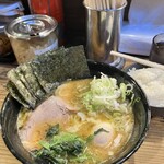 家系ラーメン クックら - Xサービス刻みネギ増し