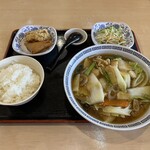 中国料理長城  - 五目タン麺セット