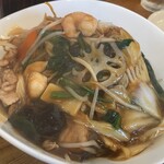 広東家庭料理おかむら - 感動のリアルかた焼きそば