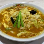 餃子の王将 - 豚辛ラーメン 手作りカレー醬味