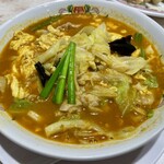 餃子の王将 - 豚辛ラーメン 手作りカレー醬味