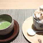 Koube Motomachi Yasaian Sugahara - 抹茶、お醤油黒糖ミルクのかき氷