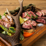 Premium 5-meat assortment (beef zabuton, venison thigh, duck, black pork loin, lamb shoulder)