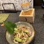 あや菜 - 丸烏賊の和え物