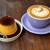 TSUBASA COFFEE - その他写真:プリン、カフェラテ
