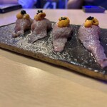 肉寿司 イタリアンバル 閂 心斎橋店 - 薔薇の肉寿司