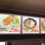 Hanamaru Udon - 健康的な8種野菜のサラダうどん如何でしょうか…
                        どうしても肉っ気煮走ってしまいます(⌒-⌒; )