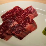 焼肉やっちゃん - ハラミ（わさび醤油）ハーフ