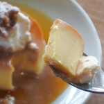 本日のおやつプリン