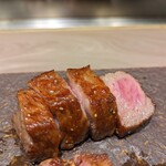 八重洲 steak & seafood 鉄板焼き 一心 - サーロイン