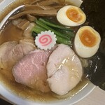 中華ソバ ちゃるめ - 特製中華ソバ(大盛+手もみ麺変更)