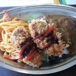 房ズキッチン - ナポとカレーのハーフ