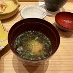 鮨 さいとう - お味噌汁