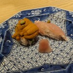 ヨシモリ - ウニとタタキの握り