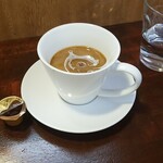 キッチン ブルー グローブ - ホワイトコーヒーにします