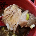 麺処 古武士 - ・「つけ麺(¥880)」のチャーシュー。