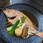旅館 高島屋 - 鯛の煮つけが旨い