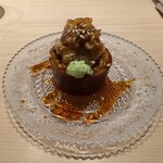 鮨 一幸 - 子持ちヤリイカの雲丹詰め