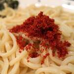 Fujimaru - 醤油つけ麺　中盛　「自家製 食べるえび辛」