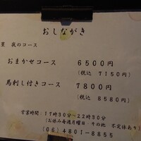 天ぷらnuu nuu - 入り口にある看板