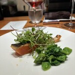 luogo - ギンギン鮭　菜の花　アスパラ