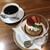 丸福珈琲店 - 料理写真:ミニプリン、ブレンドコーヒー