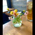 居酒屋 まる - ドリンク写真:さりげない生花が飾られます　各テーブル違うお花　嬉しい気遣いです　byまみこまみこ