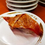 Sushi ro - 「倍トロ焦がし醬油、1皿 100円」