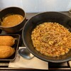 ゆで太郎 - かけそばといなり、カレールートッピング