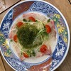 磯丸水産 - 真鯛と海ぶどうのカルパッチョ769円