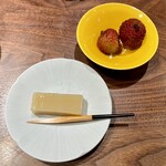 一碗水 - 蓮の実の羊羹、海南ライチ