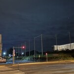 焼きもの家 慶 - 近隣の光害源、不夜城の色が変わった。トップラー効果だとすれば、ものすごいスビードで北西に動いている^_^