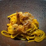 No Code - サフランと桜海老のパスタ