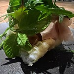 No Code - ワカサギのフリッターと生ハム