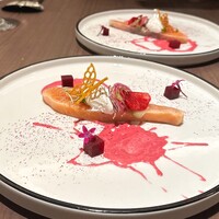 JAM17 DINING - 柑橘でマリネしたサーモンの炙り　
                根菜のヴァリエーション