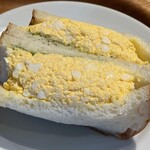 カフェ 焙所 - 地卵サンドイッチセット