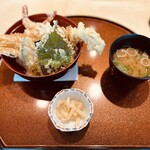 静岡カントリークラブ 袋井コース レストラン - 穴子と海老の天丼　1870円