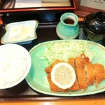 食事処　みしまや - チキンカツ定食(室伏用)　￥1480