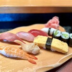 しほう田 - 特にぎり鮨ランチ…¥1,500円(税込)