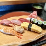 しほう田 - 特にぎり鮨ランチ…¥1,500円(税込)