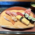 しほう田 - 特にぎり鮨ランチ…¥1,500円(税込)