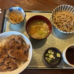 森田屋 - 5/29お得なランチ♪焼肉丼&もりそばセット1200円込み込み(笑)