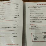 ピッツェリア・ゴンザ - メニュー1