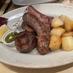 248711726 - お肉の盛り合わせ ローストポテト付き