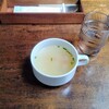 アリー コーヒー - 料理写真:ランチセットの野菜スープ