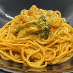 くるみの実 - 海老クリームスパゲッティ