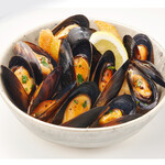 Mussels steamed in white wine