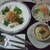 ビストロ やまもと - 料理写真:魚料理、オニオンスープ、サラダ