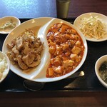 Shoukinryuu - 油淋鶏＆麻婆豆腐ランチ　850円