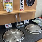 すし銚子丸 - お代わりＯＫのお味噌汁です。